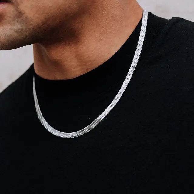 Fashion Snake Chain Men Necklace Choker