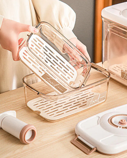 Food Vacuum Storage Box with Free Vacuum Sealer