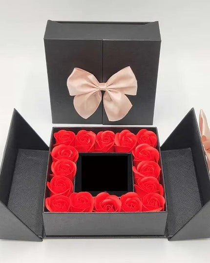 Artificial Rose Flower Gift Box