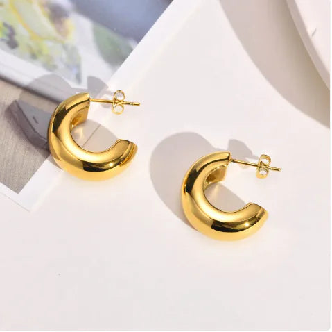 C- Shaped Earrings