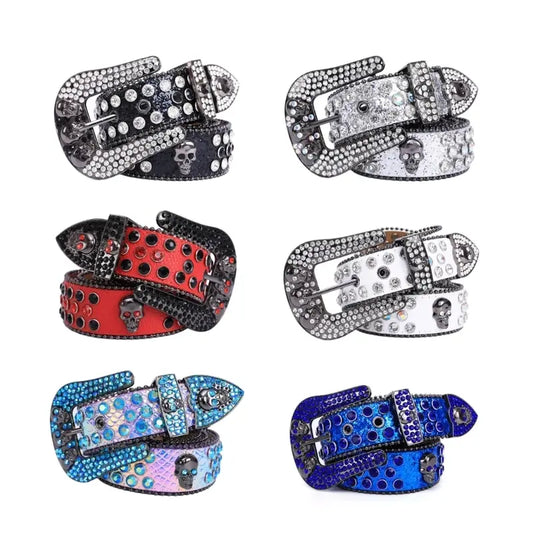 Gothic Skull Buckle Waist Belt