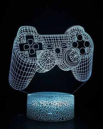 3D RGB LED Gaming Lamp