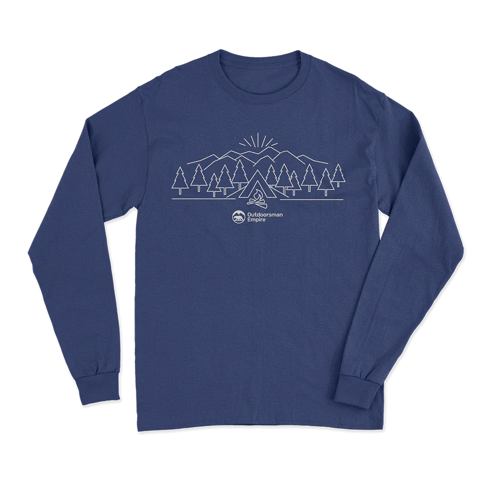 Camping Triangles Long Sleeve Shirt