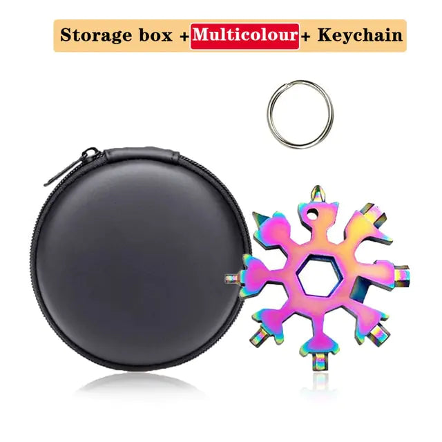 Snowflake Multipurpose Keyring