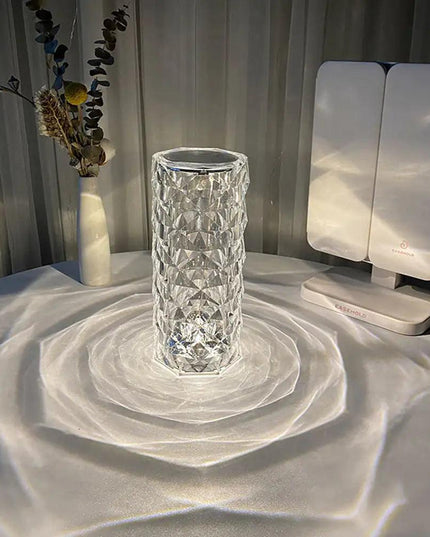 Crystal Ambience Light Table Lamp