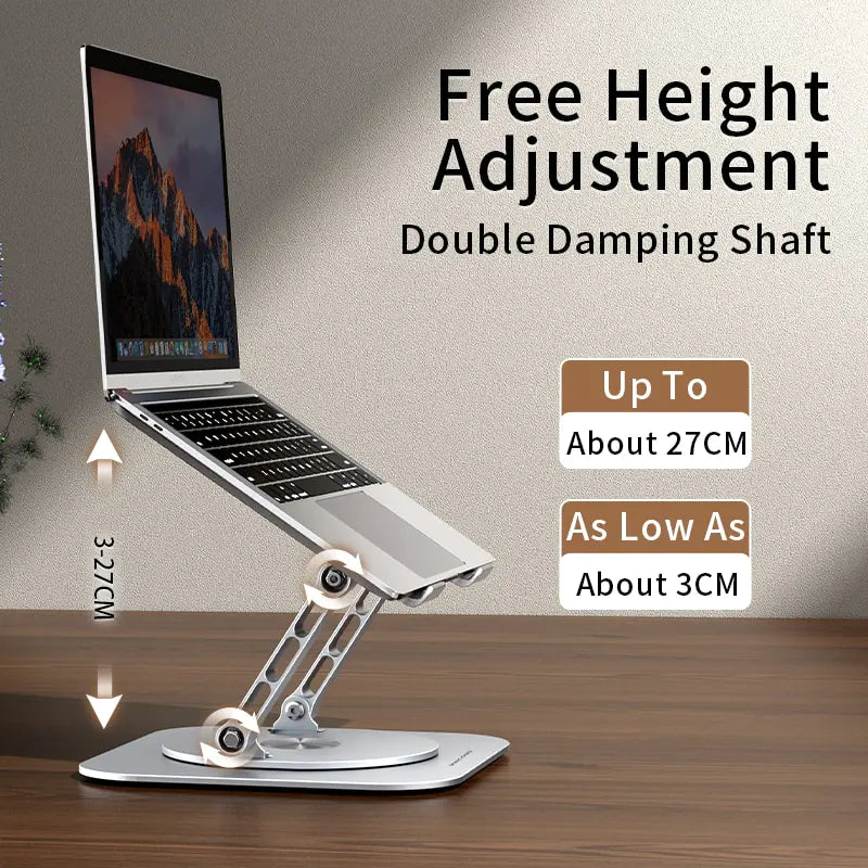 Rotatable Foldable Aluminum Laptop Holder