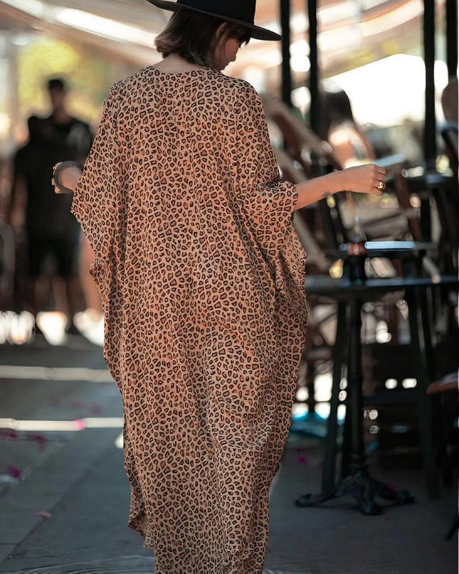 Wide Dress -Cheetah