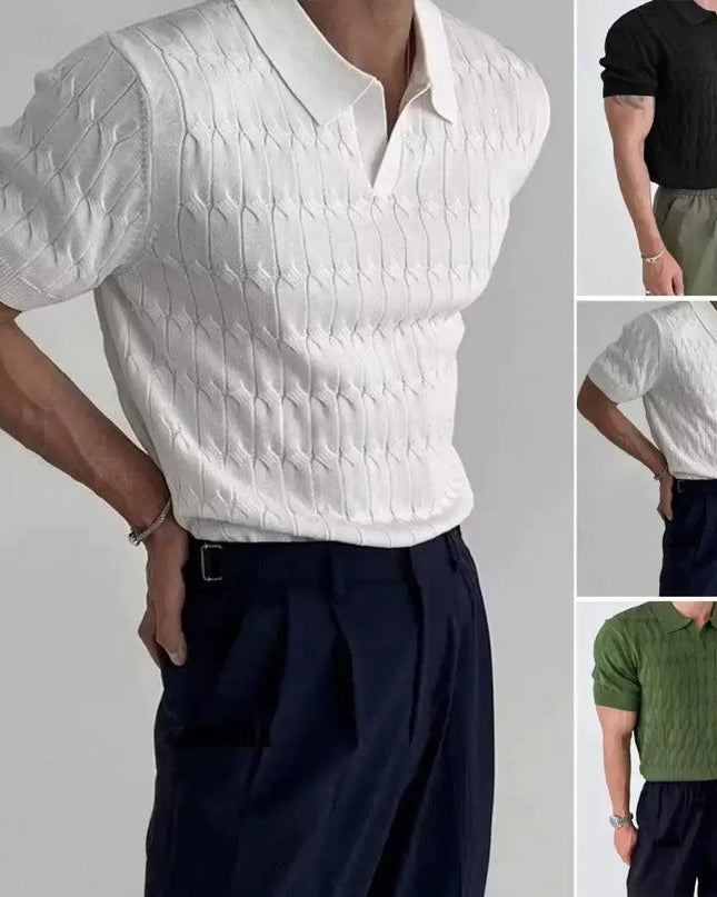Textured Polo Shirt