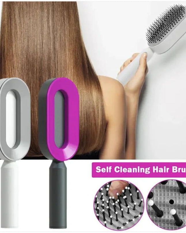 Women’s 3D Hair Growth Self-Cleaning Hair Brush
