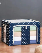 Navy blue wave spot 3pc / 50x40x33cm