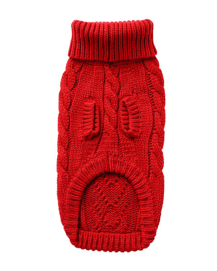 Red Chalet Dog Sweater