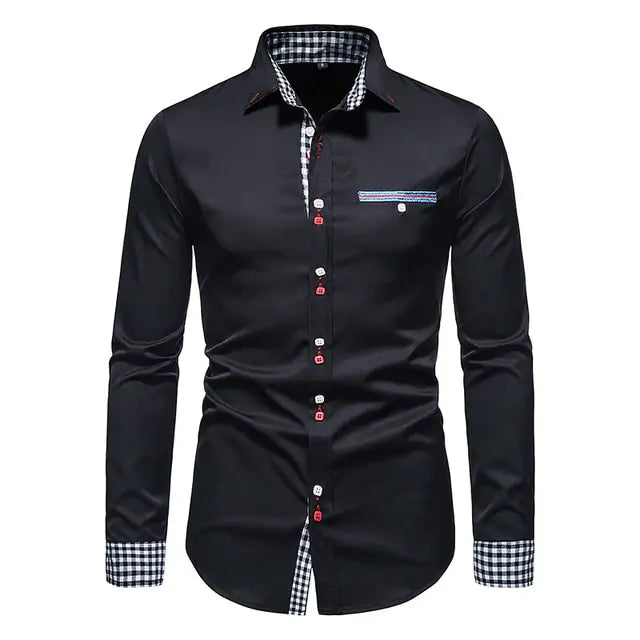 Patchwork Formal Shirts