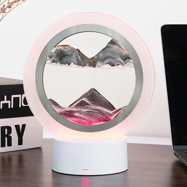 Creative Quicksand Night Light Lamp