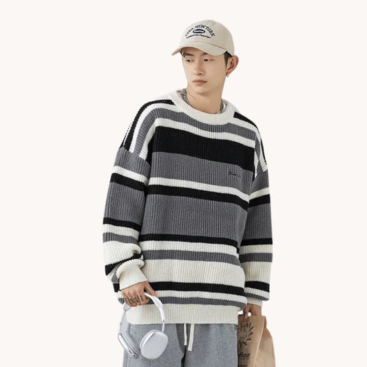 Stripe Knitwear Sweater