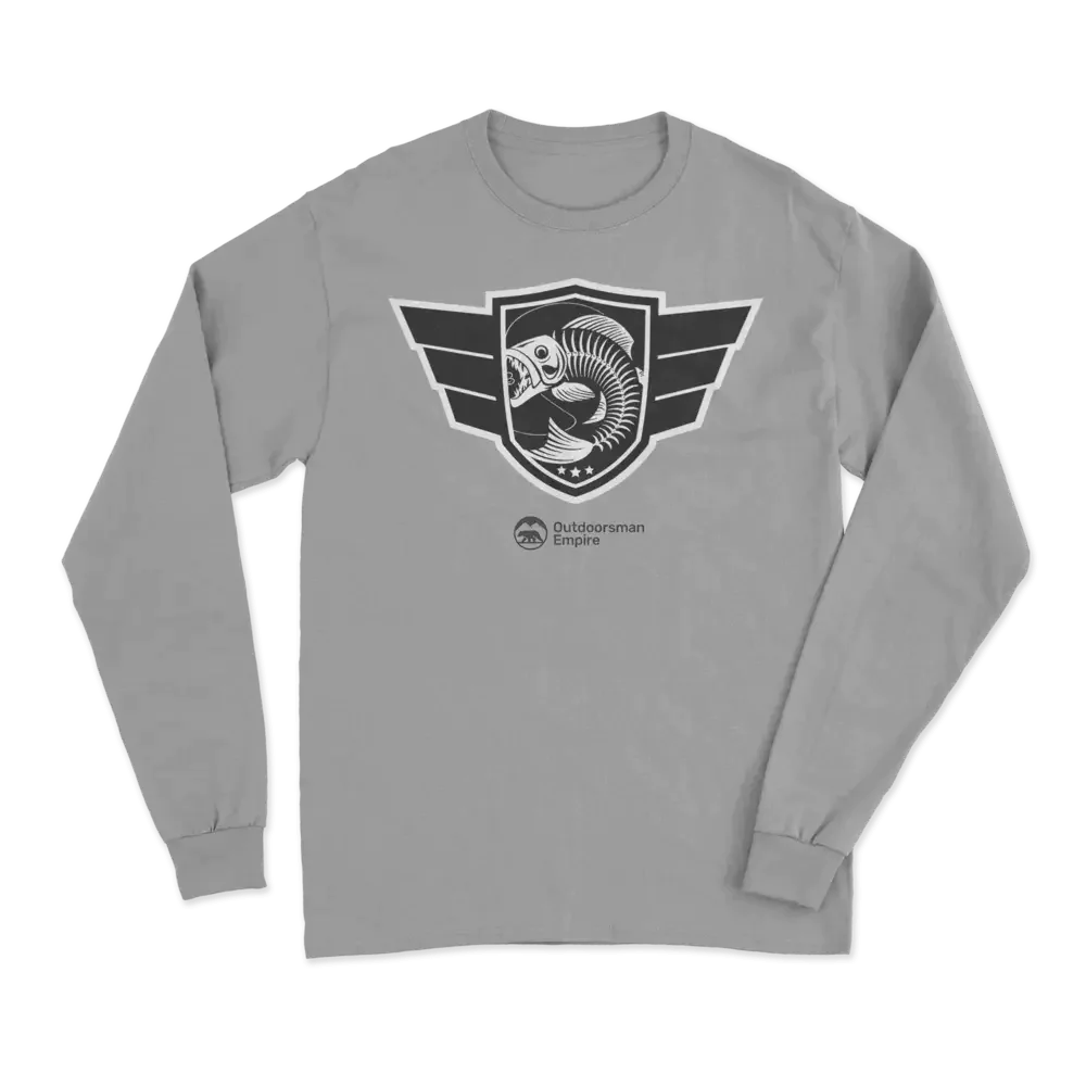 Fishing Air Force Men Long Sleeve Shirt