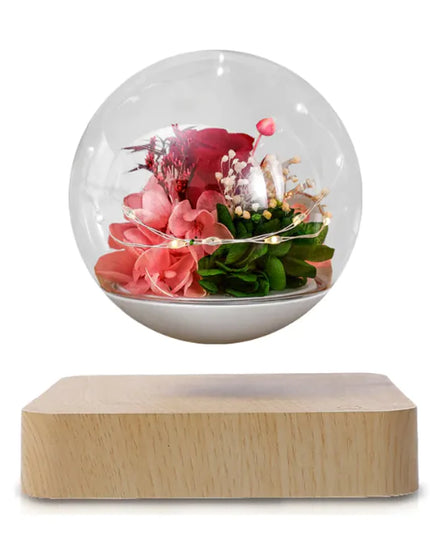 Home Desk Decoration Magnetic Levitation Perpetual Flower Ornament