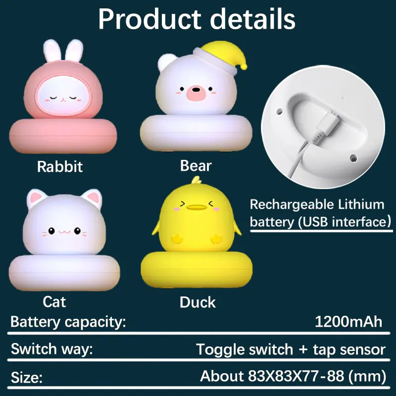 Night Light Cartoon Led Lamp