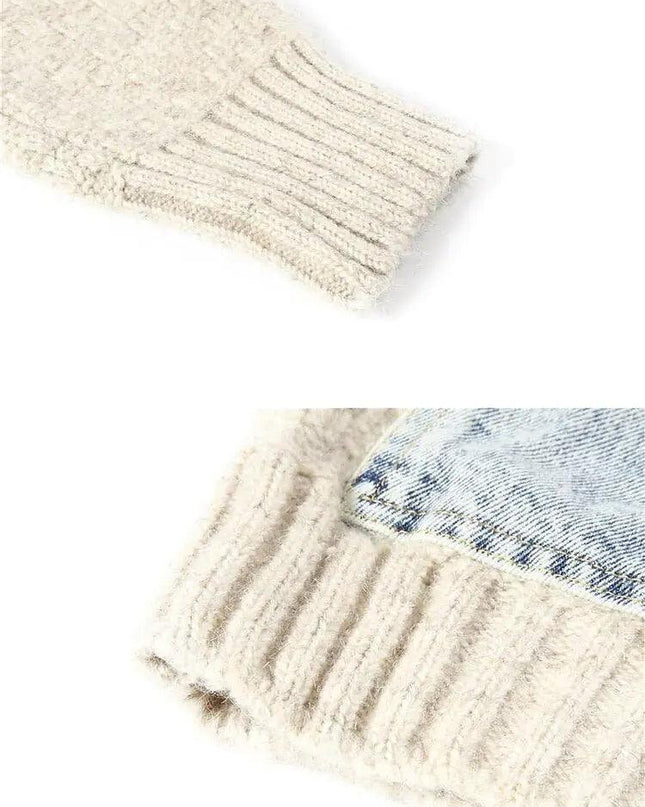 Denim Knit Sweater
