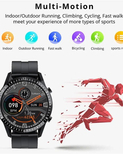 Waterproof Smartwatch Health Monitor