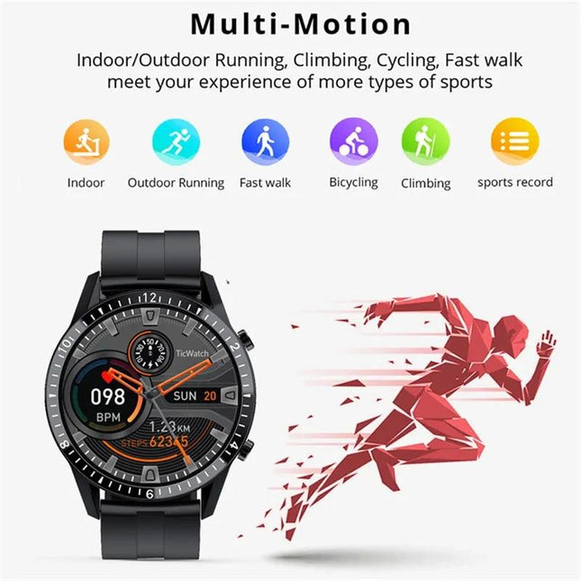Waterproof Smartwatch Health Monitor