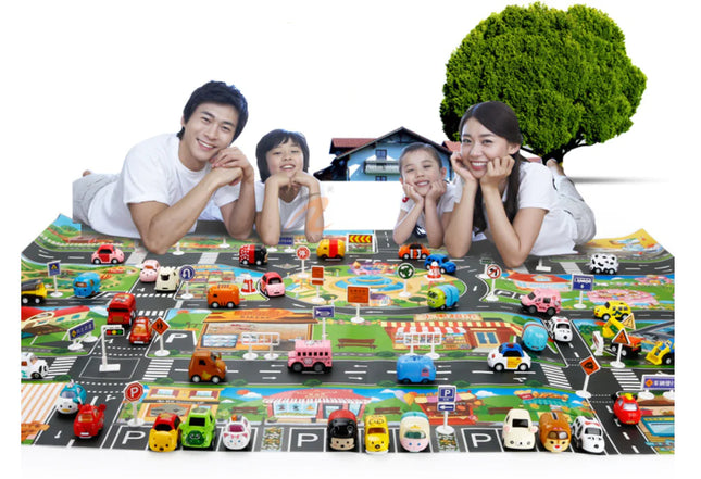 Play Mat with Vehicles & Traffic Signs