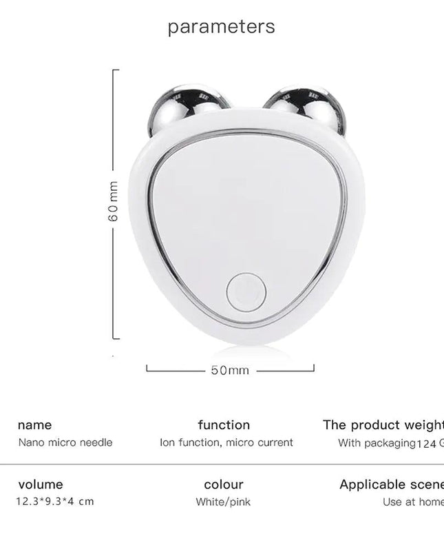 Facial Lifting Microcurrent Roller Face Massager