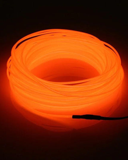 Neon LED Light Glow EL Wire String Strip Rope Tube Decor Car Party + Controller
