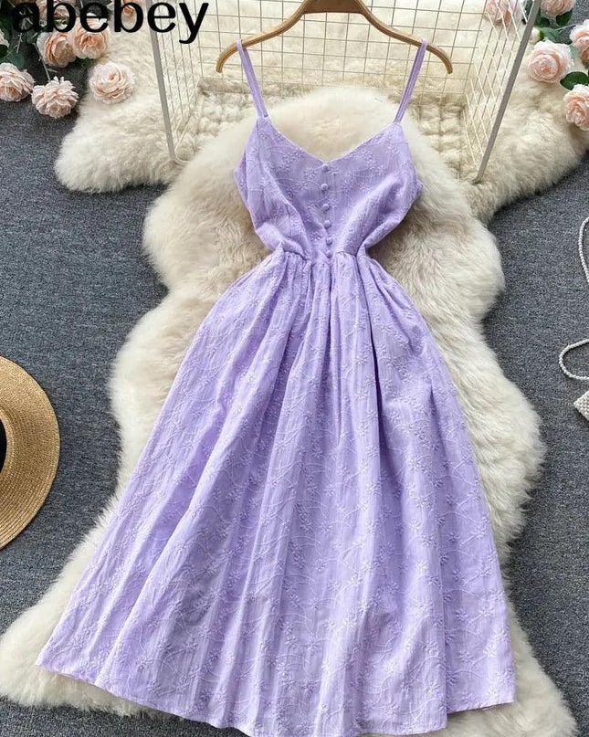 Elegant Spaghetti Strap Dress