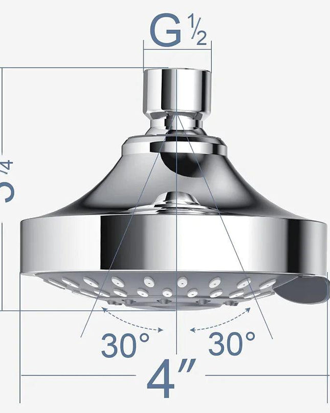 Shower Heads Handheld Spray High Pressure Adjustable Showerhead Top Spray Bath