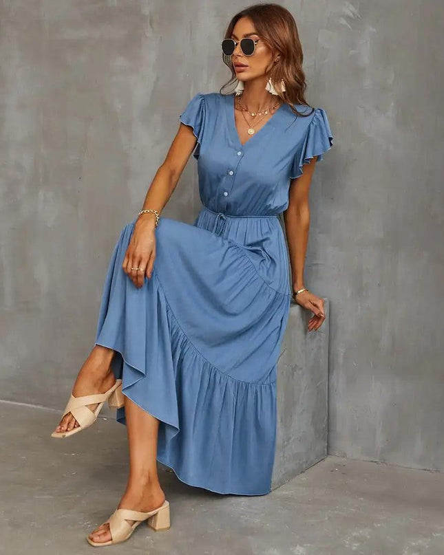 Manuela Plain Midi Dress