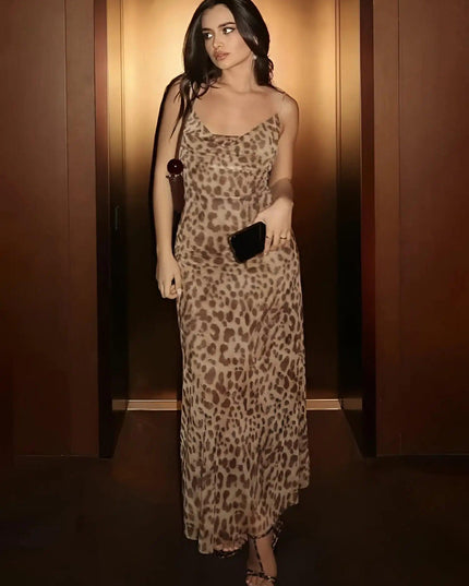 Eda Leopard Dress