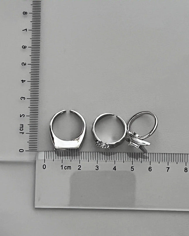 Shiny Unisex Crystal Rings