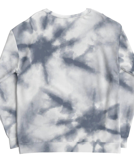 Grey Tie-Dye Vibe Tropical Sweatshirt
