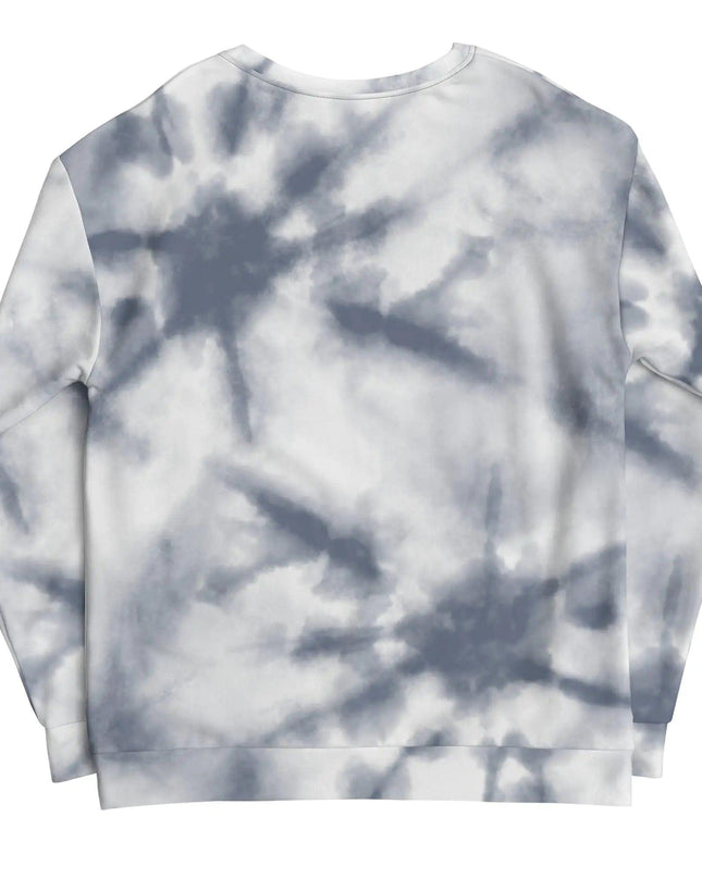 Grey Tie-Dye Vibe Tropical Sweatshirt