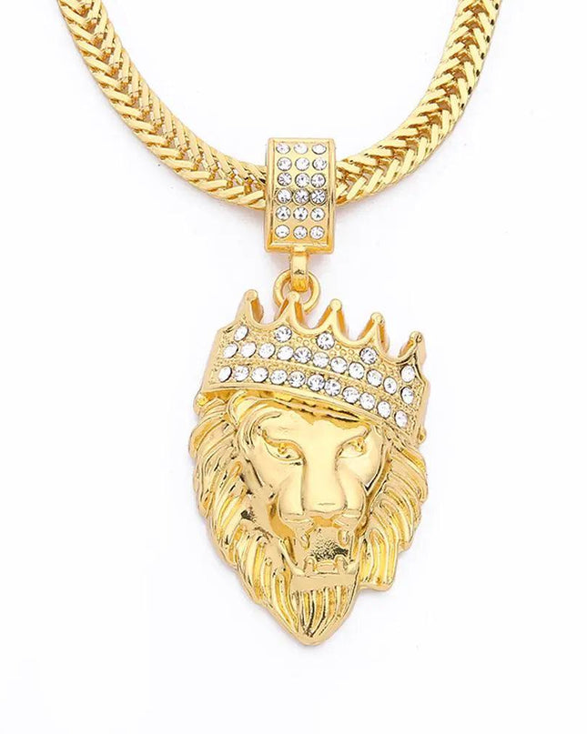 Lion Head Necklace