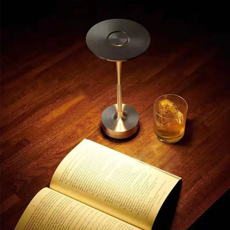 Retro Portable Charging Touch Desk Lamp