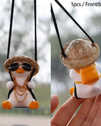 Duck With Necklace / 6.5cm/2.56inch x 4cm/1.57inch.