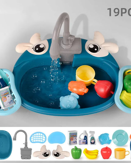 Stylish Vegetable Basin Cycle Washbasin Play Set