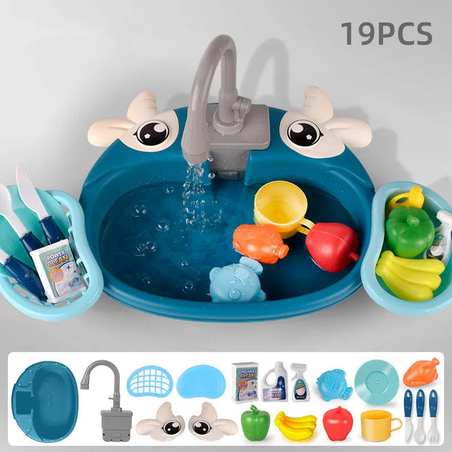Stylish Vegetable Basin Cycle Washbasin Play Set