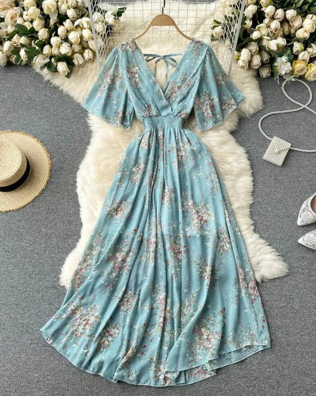 Vestido Bellezze  Floral Dress