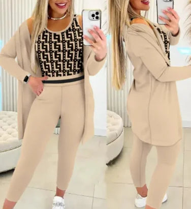 Women's Casual Printing Suit