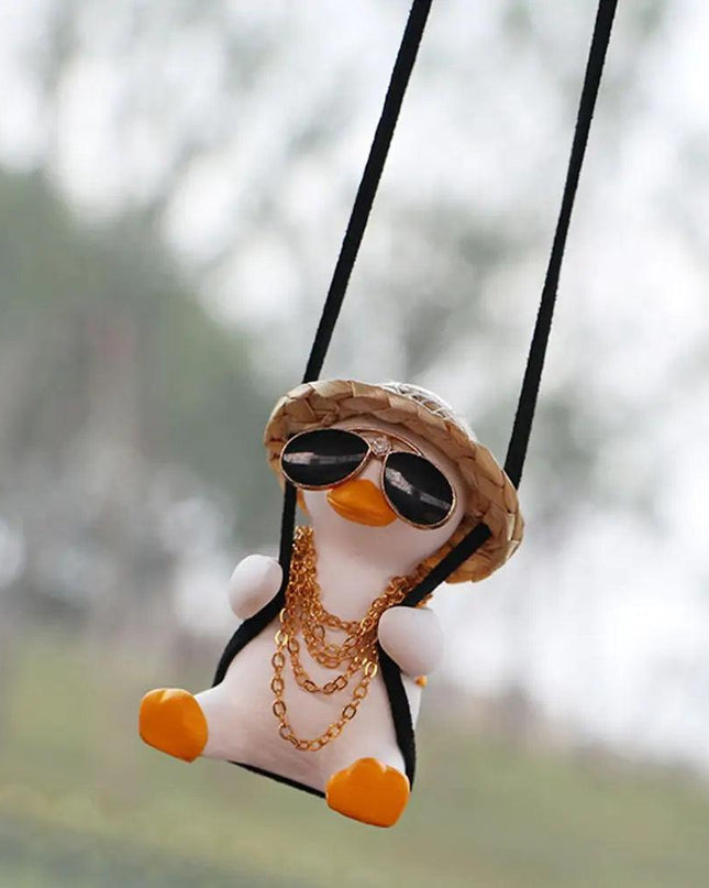 Car Pendant Cute Swinging Duck