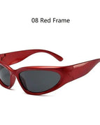 08 Red Frame / UV400 Goggles