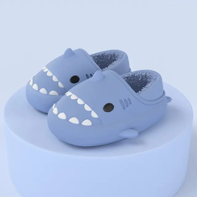 Comwarm Plush Shark Slippers