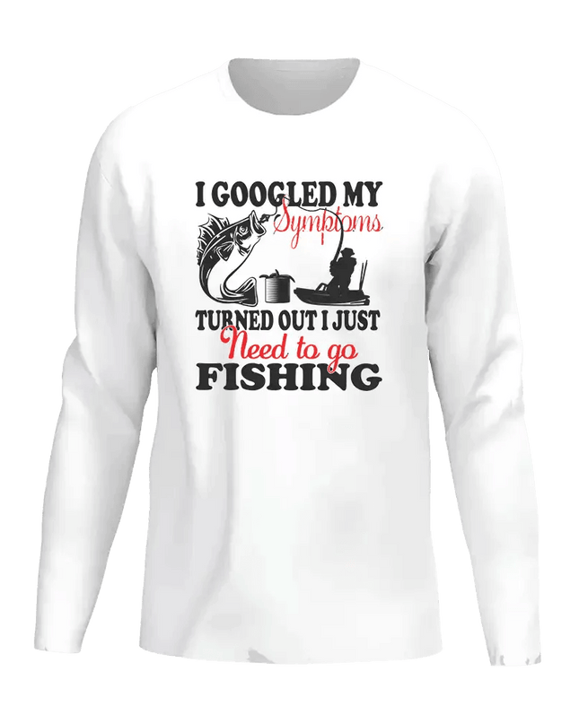 Fishing Symptoms Long Sleeve Shirt