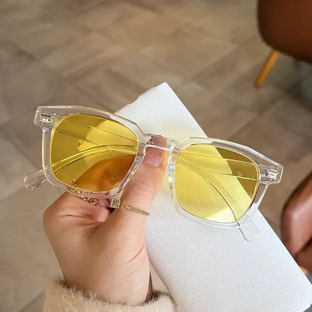 Clear Lens Square UV400 Sunglasses