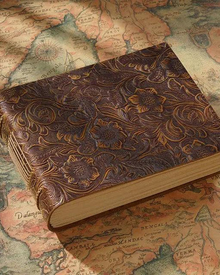 Sketch Organizer Retro Leather Notepad