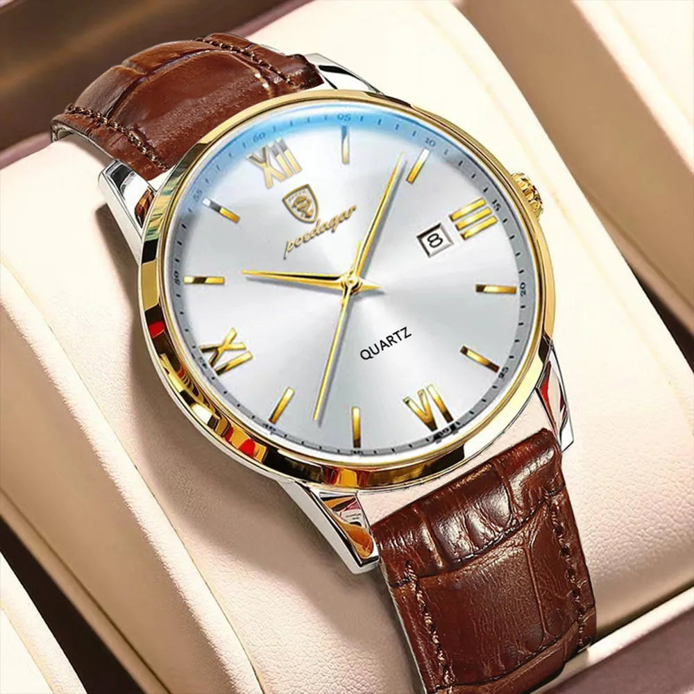 Leather Quartz Luxury Watches