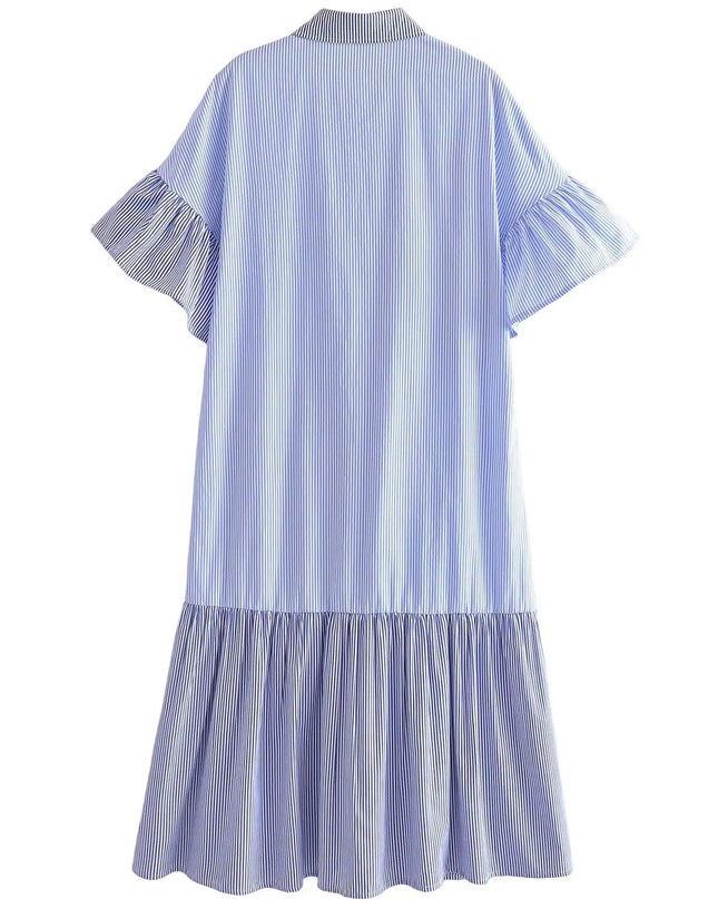 Patchwork Ruffles Dress