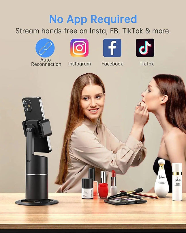 AI Smart Selfie 360° Tracker